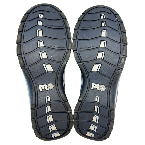 TIMBERLAND PRO Womens Steel-toe ASTM Leather Lace-up Work Shoes • 7.5 • blue - Picture 7 of 11